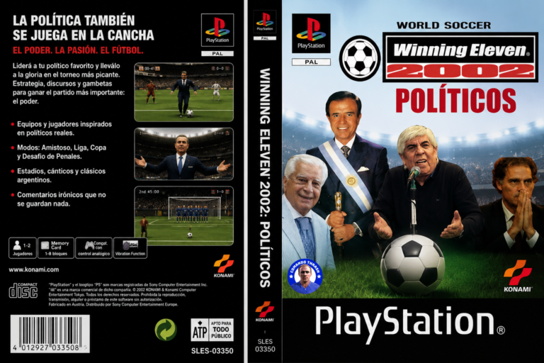 Fútbol argentino Apertura 2002 – 2003 (POLITICOS ARGENTINOS) – Winning Eleven 2002 – PlayStation 1 (PS1)